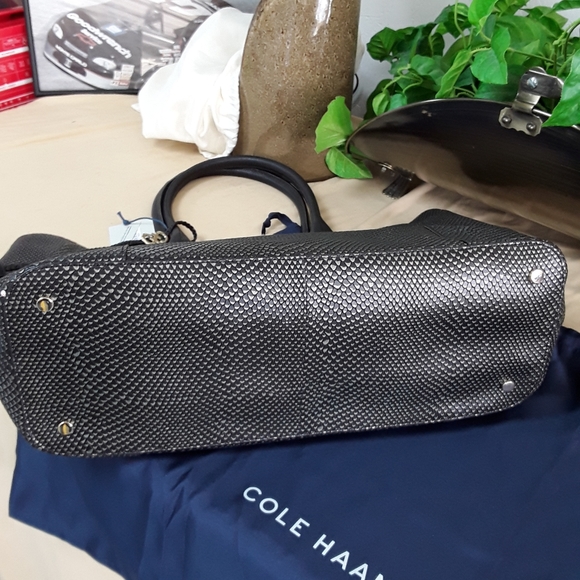 Cole Haan Mila Pewter Black Purse & White Wallet  - Picture 6 of 6